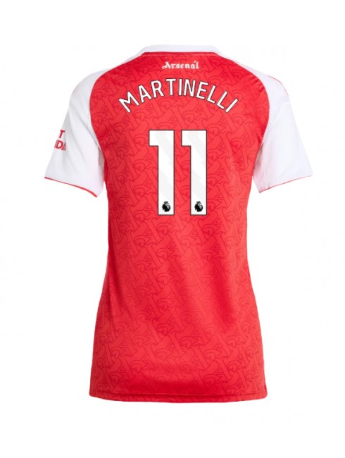 Arsenal Gabriel Martinelli #11 Heimtrikot für Frauen 2025-26 Kurzarm Arsenal Gabriel Martinelli #11 Heimtrikot für Frauen 2025-26 Kurzarm